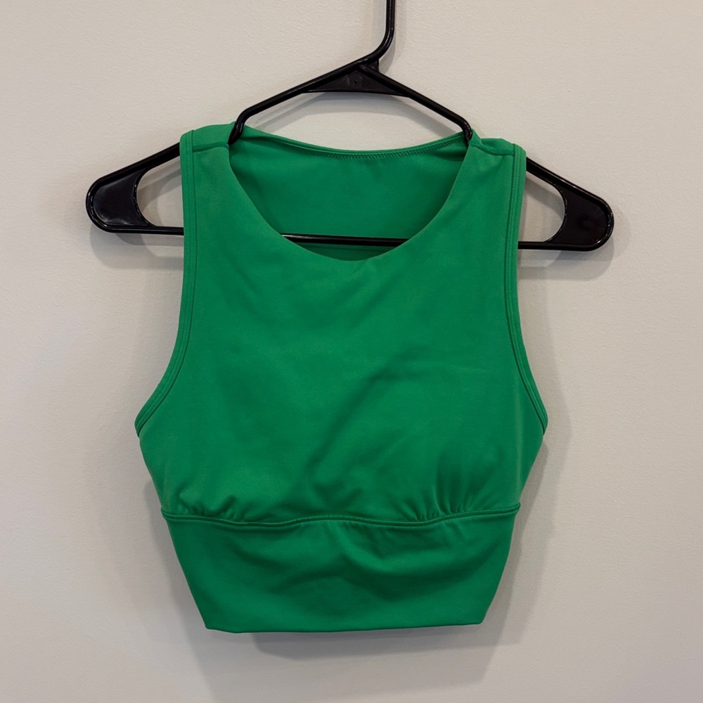 Target Green Athletic Crop Tank Top